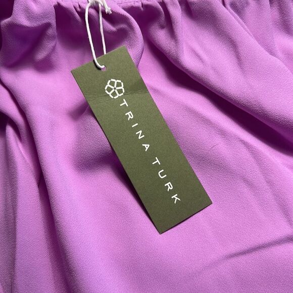 Trina Turk One Shoulder Ruffled Satisfied Mini Dress - Picture 5 of 7